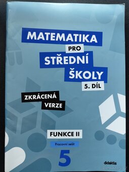 Učebnice a pracovní sešity matematika SŠ - 10