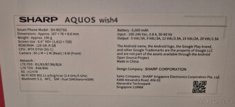 NOVÝ smartphone Sharp AQUOS Wish 4 - 10