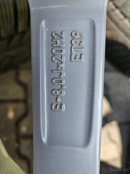 5x112 20 8J ET39 orig. Alu kola Audi vč.pneu - 10