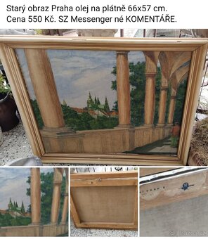Staré obrazy .Ceny a rozměry viz fota. - 10