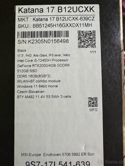 Msi Katana 17 B12UCXK - 10