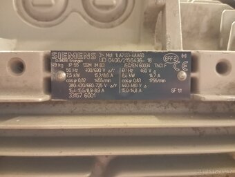 Elektromotor 7,5 KW, 1450 ot. - 10