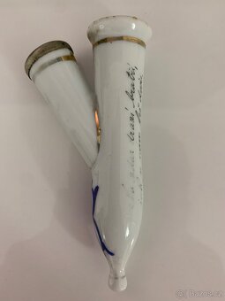 Porcelánová vojenská fajfka - 10