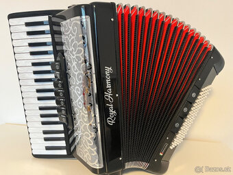 Predám nový akordeón Royal HARMONY 96basový - krásny zvuk - 10
