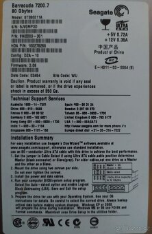 Hard disky HDD Ide - 10