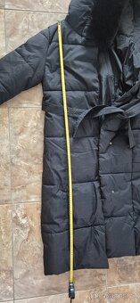 Nový kabát zimní černý v. L - 10
