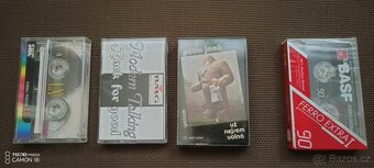Za komplet 4xRetro kazety za 99,-kč,vč.nové Basf Ferro - 10