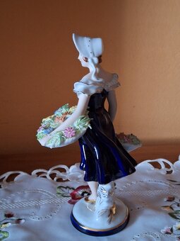 ZAHRADNICE porc.soška ROYAL DUX CHECHOSLOVAKIA VÝŠ.27CM - 10