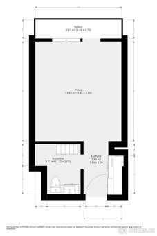Pronájem bytu 1+kk, Jedovnická, Líšeň, 11500 Kč/měs, 22 m2 - 10