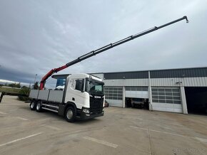 Scania R450 / 6x2/ 2018/ Valník/ PALFINGER PK 22002 +DO - 10