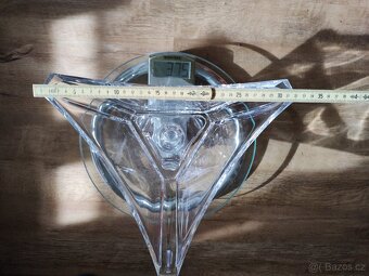 Křišťálová mísa Bohemia velká 32cm, 3,75 kg za třetinu - 10