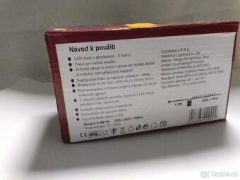 LED světelný řetězy, svítidla barevné a bílé/žluté barvy - 10