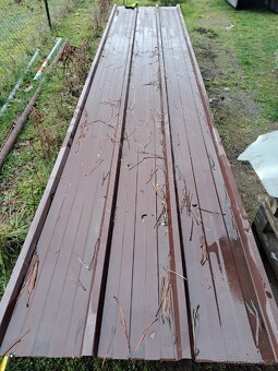 Střešní sendvičový PUR panel 12cm - 2ks - trapez - 10