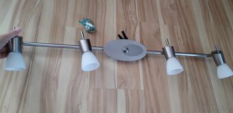 2x bodové světlo svítidlo nerez/bílý mat 4x40W + Paulmann - 10