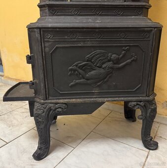 Norská litinová starožitná kamna Č.: 59 - 10