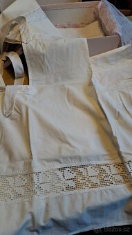 retro sbírka cukrářských zástěrek, krajkové límečky - 10