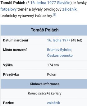 TOMÁŠ POLÁCH (1 FC SLOVÁCKO) - prodám originální dres. - 10