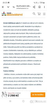 Prodám multifunkční židličku pro děti - 10