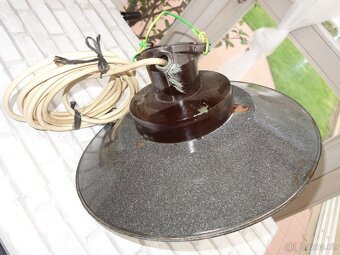 Industriální lampa veliká, boční přidělání - 10