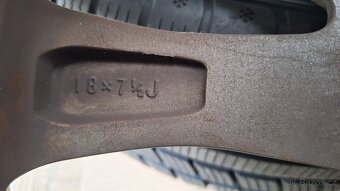 Alu kola Toyota 18" 5x114,3 zimní pneu 235/55 R18 7-8mm Rav - 10