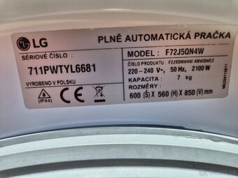 LG A+++ ZÁRUKA DOPRAVA INSTALACE PŘEDVEDENÍ - 10