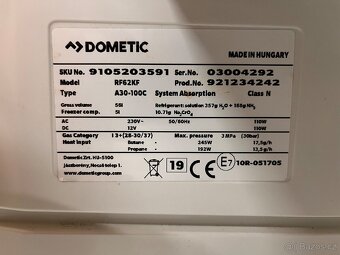 Plynová lednice Dometic - 10