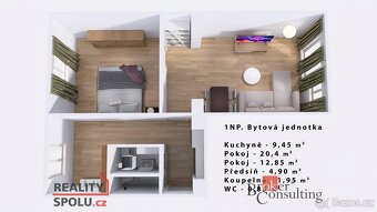 Prodej, byty/2+1, 53 m2, Bezdružická, 34815 Planá, Tachov [I - 10