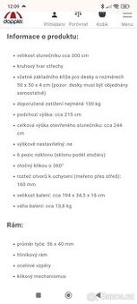 Slunečník Doppler derby - 10