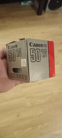 Objektiv CANON FD 50/1,8 + mezikruží - 10