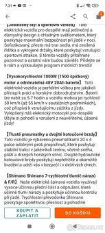 Prodám elektrokolo Ridstar - 10