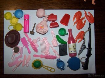 Barbie, Ken, retro s příslušenstvím- 80léta - 10