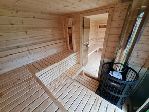 Venkovní saunový domek s odpočívárnou - 10