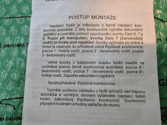 digitální hodiny Škoda Octavia I - 10