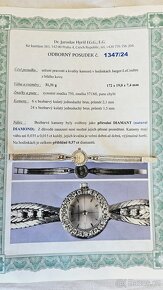 Zlaté art deko hodinky zn Jaeger-LeCoultre brilianty 18 K au - 10