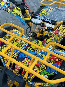 Dětská čtyřkolka Toronto 125cc H1G7-žluté grafity - 10