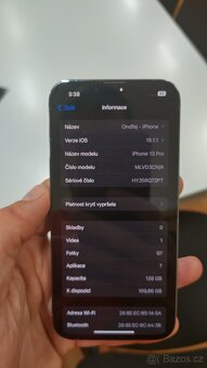 Apple iPhone 13Pro 128GB, skvělý stav,baterie89%,záruka 12m - 10