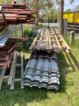 Plechová hala 180m2 10x18 výška 4m (sklad) rozložená - 10