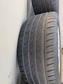 Sada alu kol Mercedes Benz s letními pneu 245/45/17 - 10
