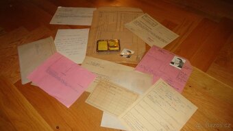 Originální složka zaměstnance Jawa + vzácná osobní karta v k - 10