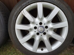 ALU kola 8,5x18" s letními pneu 245/50, 5x112 mm, Mercedes - 10