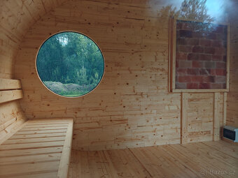 Venkovní Oválná sauna Panorama 5M - 10