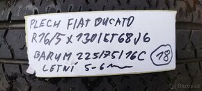 Plechové disky Fiat Ducato R16/5x130 - 10
