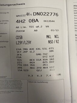 NAHRADNI DILY Audi A8 D4 4H 4.2TDI 258kw CDSB - 10