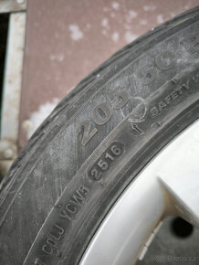 Litá kola 5x120 R17, zimní pneu 205/50/17 - 10
