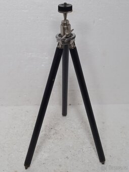 Starý mosazný stativ pro retro fotoaparát 134cm - 10
