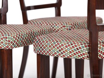 České pohodlné židle TON po přečalounění, 4 kusy. - 10