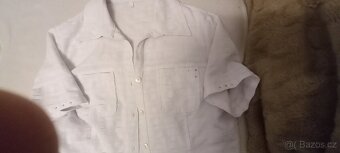 Šaty a sako nové, kalhoty a halenka použité - 10