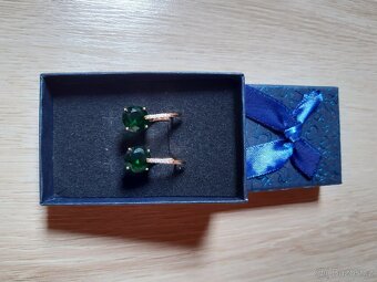 Luxusní pozlacené náušnice - 10