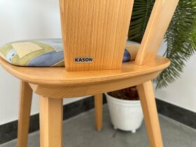 100ks Zánovní bukové židle KASON Restaurační Profi Gastro - 10