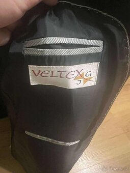 Veltexa pánské tmavě šedé sako – klasický střih - 10